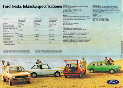 Salgsbrochüre fiesta dec 1976