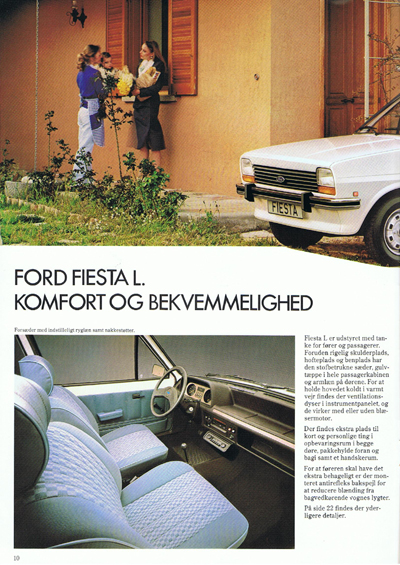 Salgsbrochüre fiesta februar 1981