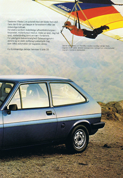 Salgsbrochüre fiesta dec 1976
