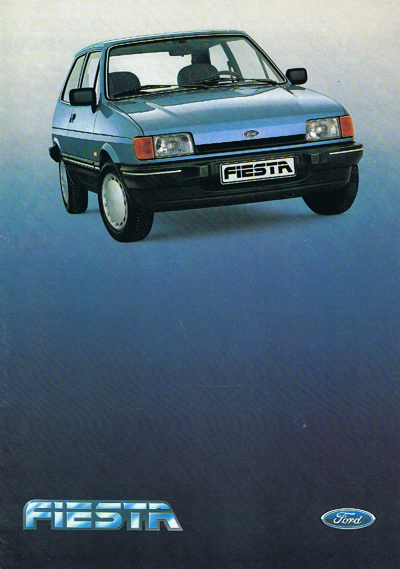 Salgsbrochüre fiesta august 1985