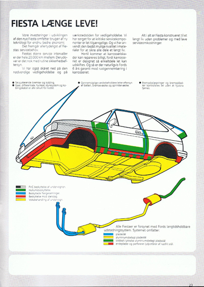 Salgsbrochüre fiesta august 1985
