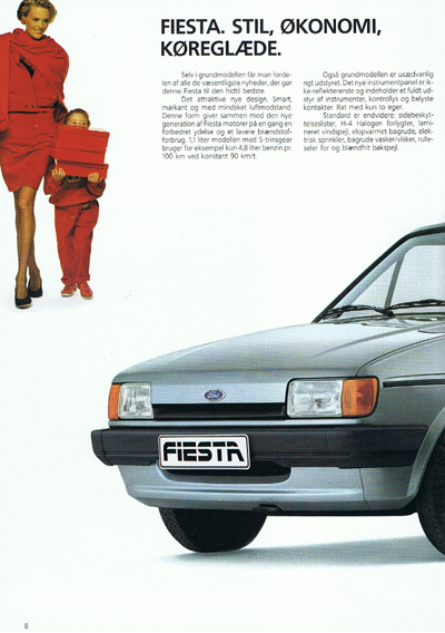 Salgsbrochüre fiesta august 1985