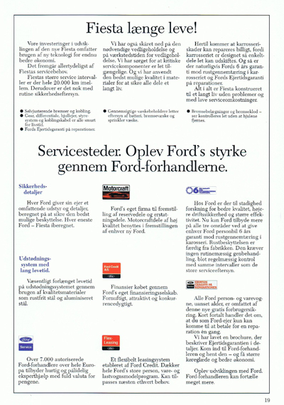 Salgsbrochüre fiesta januar 1987