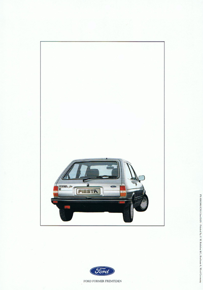 Salgsbrochüre fiesta januar 1987