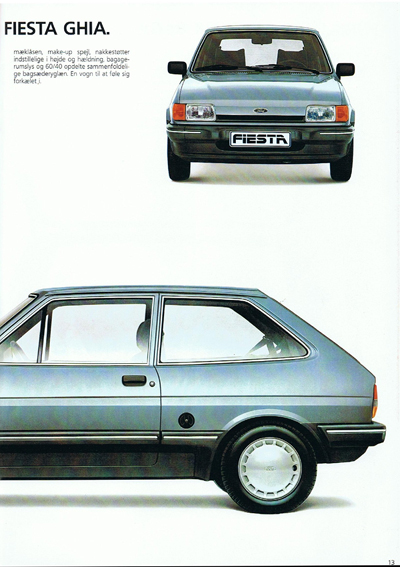 Salgsbrochüre fiesta september 1983