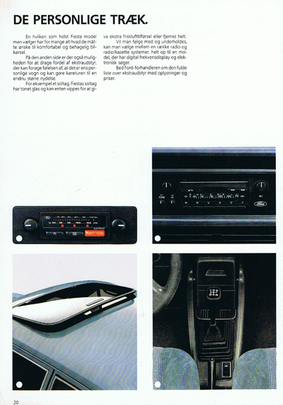 Salgsbrochüre fiesta september 1983