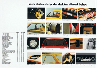 Salgsbrochüre fiesta juli 1976