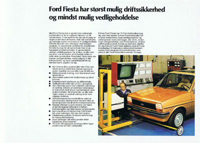 Salgsbrochüre fiesta juli 1976
