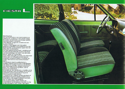 Salgsbrochüre fiesta juli 1976